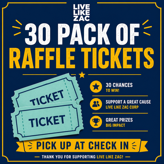30 PACK OF RAFFLE TICKETS