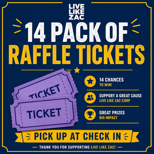 14 PACK OF RAFFLE TICKETS
